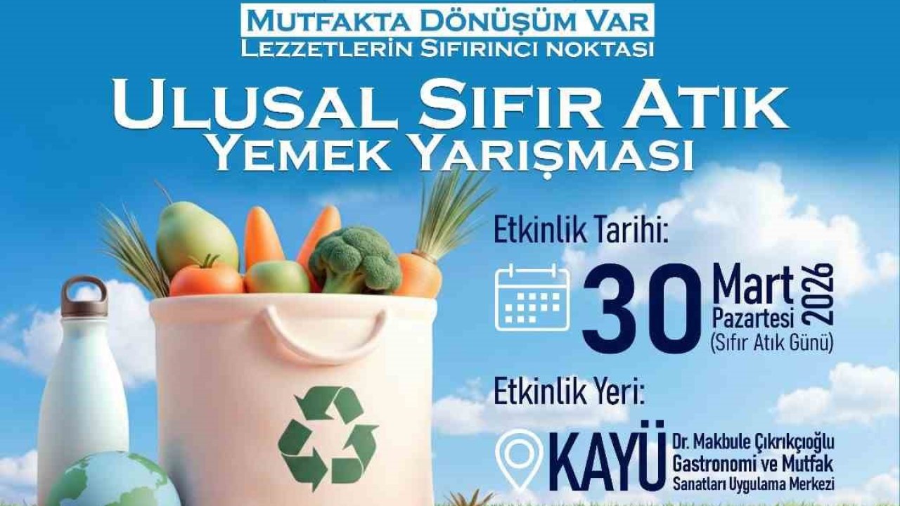 Talas Belediyesi’nden üniversitelilere sıfır atık yarışması
