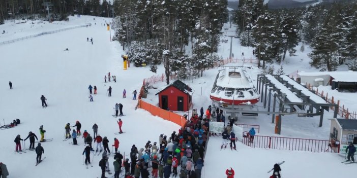 Sarıkamış'ta "Kristal" heyecan: Kayak sezonu zirve yapıyor