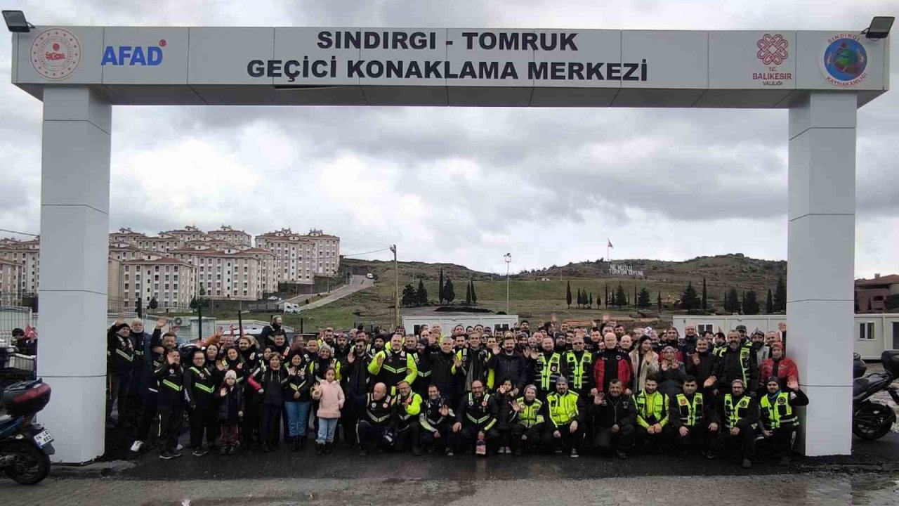 Balıkesir’den Sındırgı’ya dayanışma konvoyu