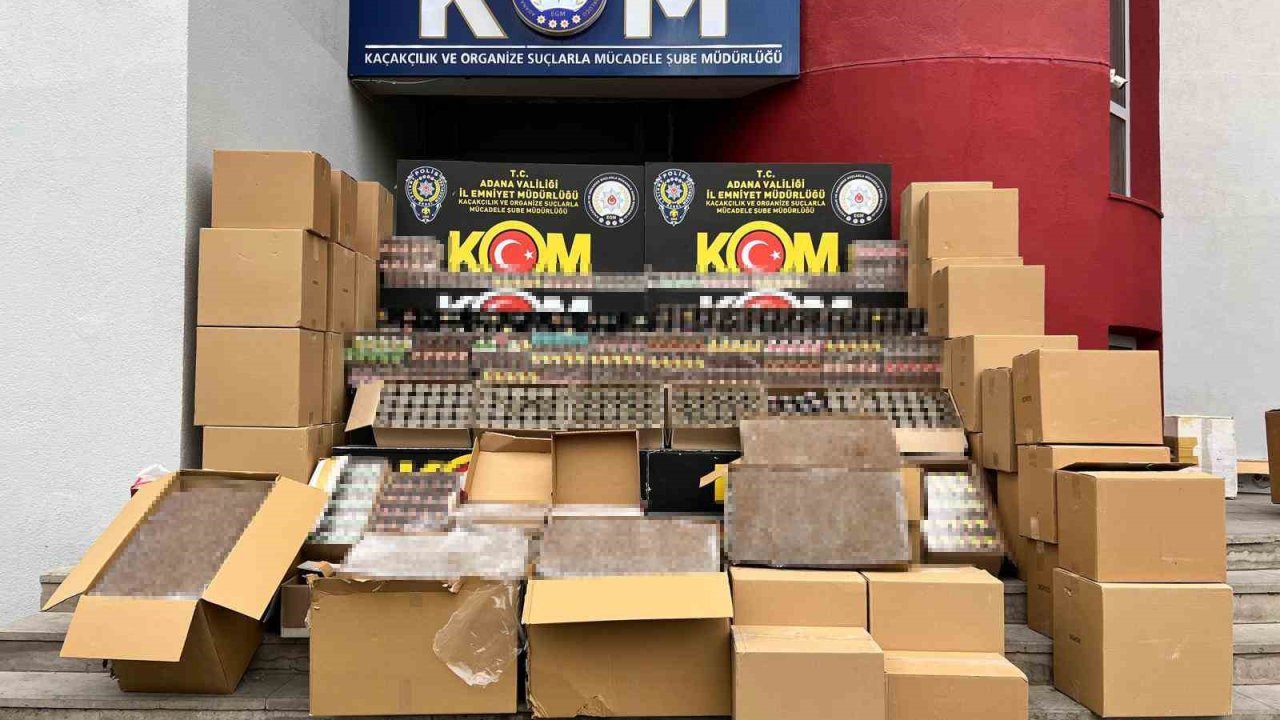 Adana’da depoda binlerce kaçak tütün ürünü ele geçirildi: 2 kişi tutuklandı