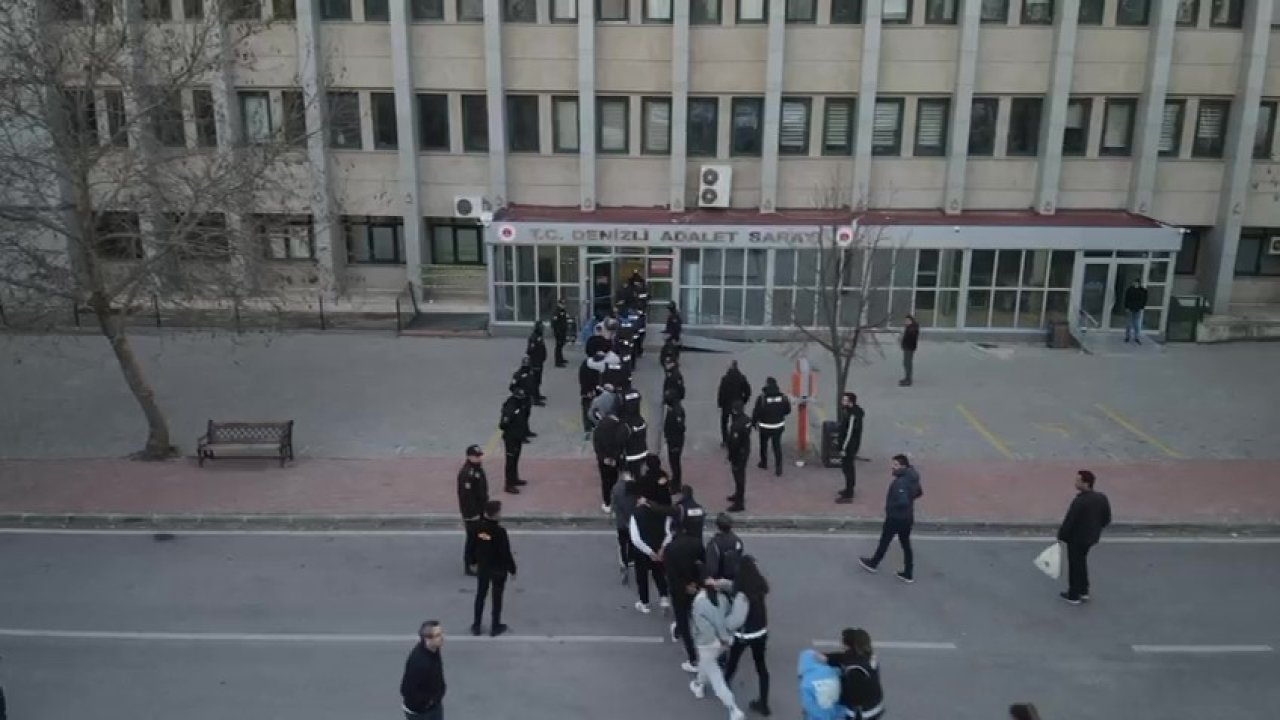 Denizli’de 31 üyesi tutuklanan suç örgütüne 2. dalga operasyon: Gözaltına alınan 17 kişiden 12’si tutuklandı
