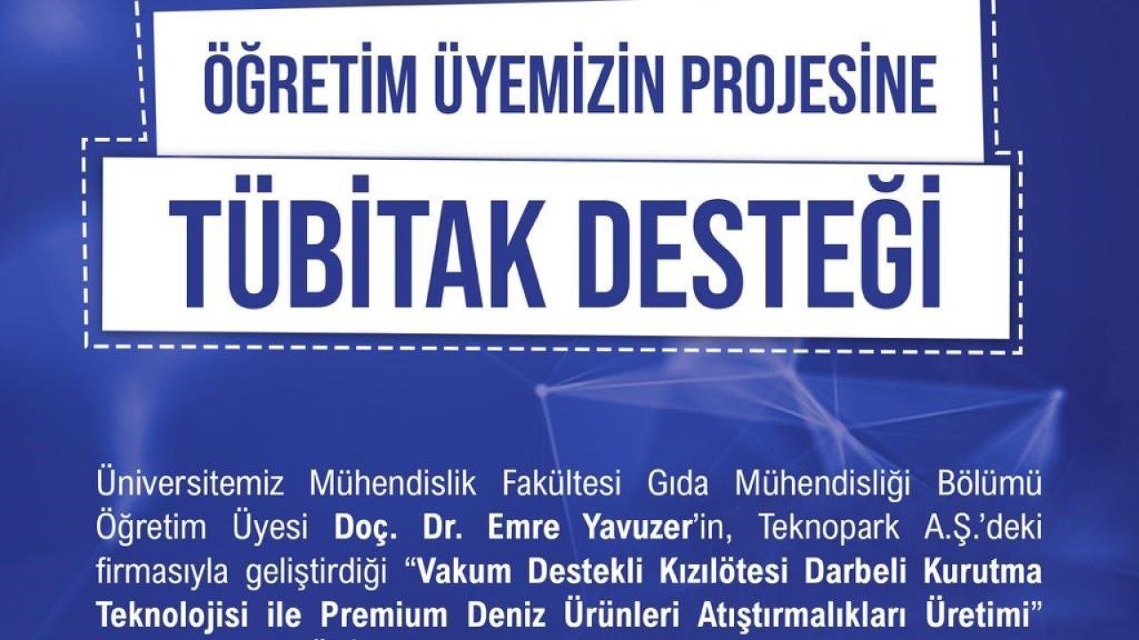 NÖHÜ öğretim üyesine destek