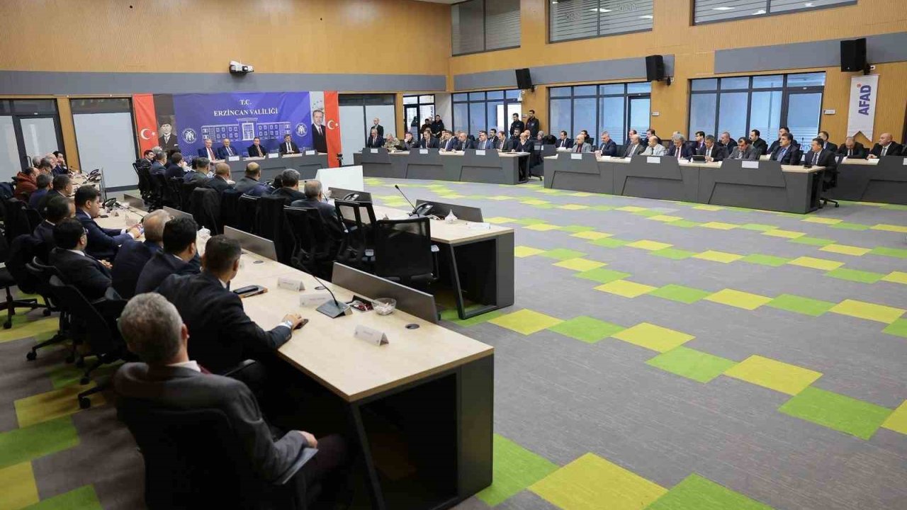 Erzincan’da 2026 yılı 1. İl Koordinasyon Kurulu Toplantısı yapıldı