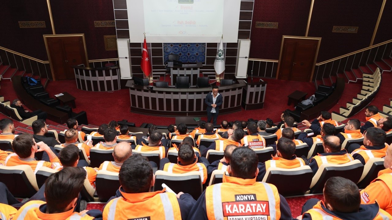 Karatay’da personel eğitimleri sürüyor