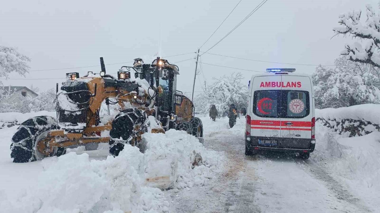 Malatya’da 136 kırsal mahalle yolu kapalı