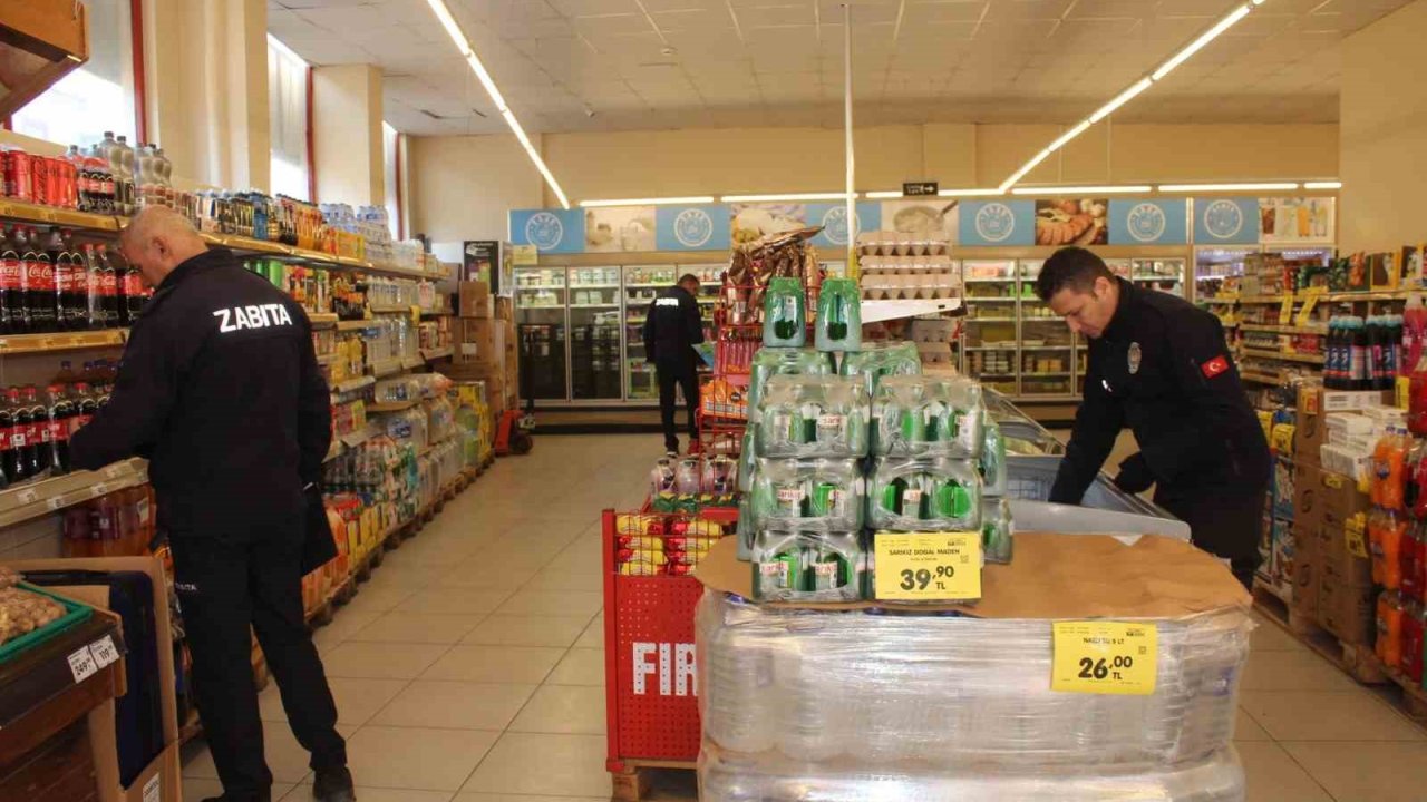 Sultanhisar’da zabıta ekipleri marketleri denetledi
