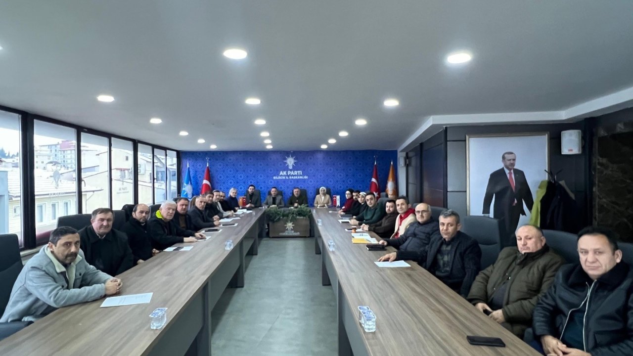 AK Parti Bilecik’te kış dönemi çalışmaları değerlendirildi