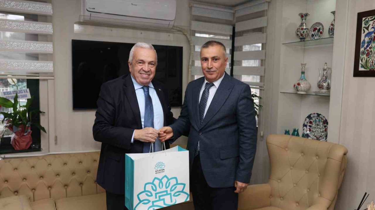 Nilüfer Belediye Başkanı Özdemir’den Bursa İl Milli Eğitim Müdürü Çokgezer’e ziyaret