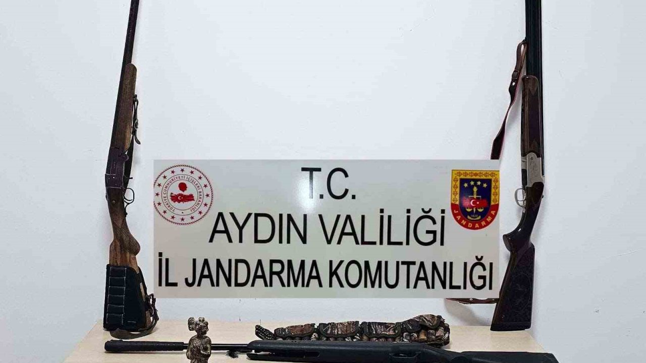 Aydın’da Jandarmadan tarihi eser kaçakçılığı operasyonu