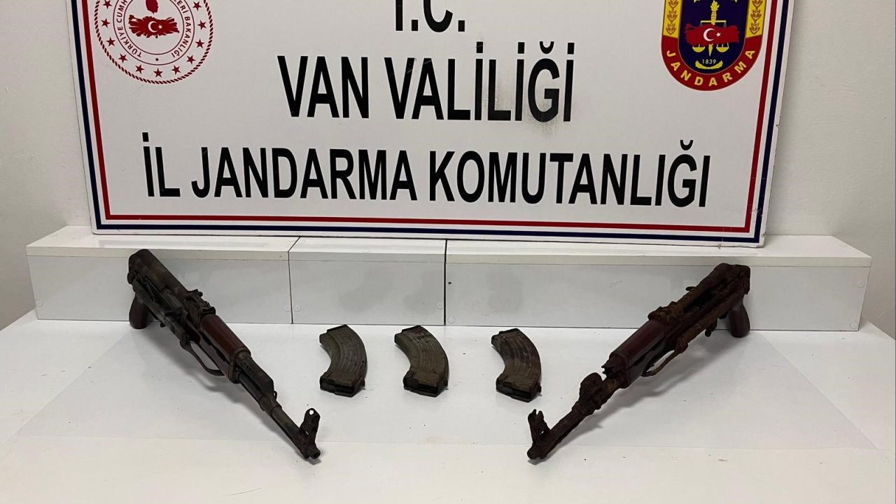 Başkale’de uzun namlulu silah ele geçirildi