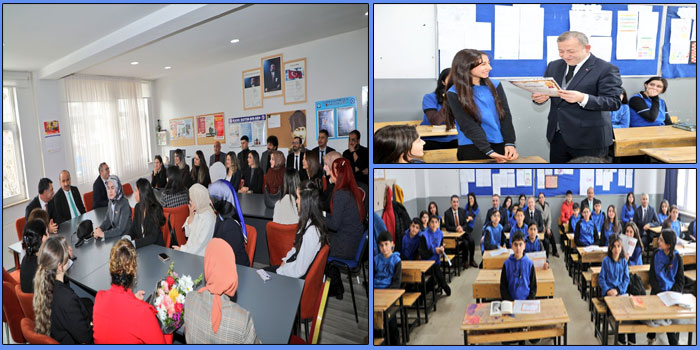 Vali Polat öğrencilerin sevincine ortak oldu