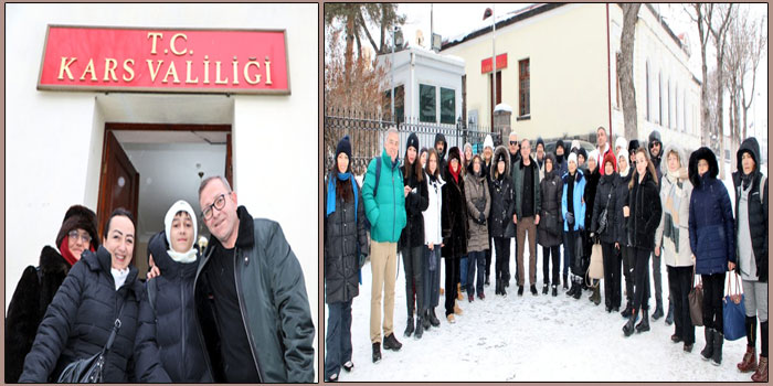 Vali Ziya Polat, Kars’ı ziyaret eden misafirlerle buluştu