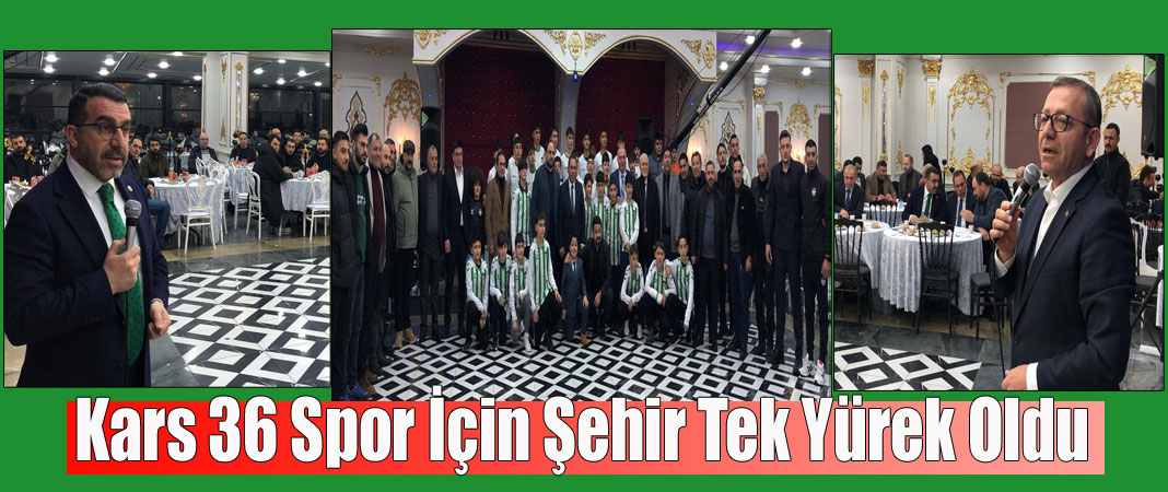 Kars 36 Spor için Dayanışma Gecesi Düzenlendi