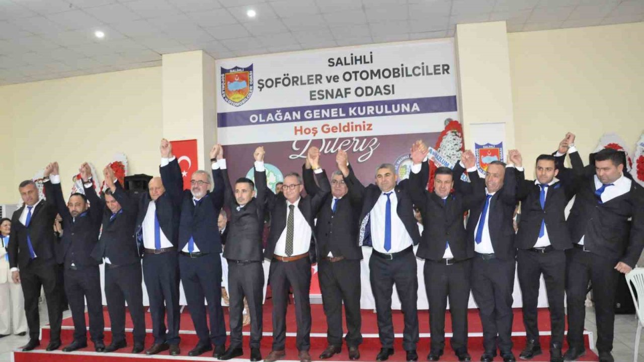 Salihli Şoförlerde Samet Balgönül, yeniden başkan seçildi