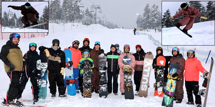 Kars Valisi Ziya Polat, Snowboard Tutkunlarıyla Buluştu