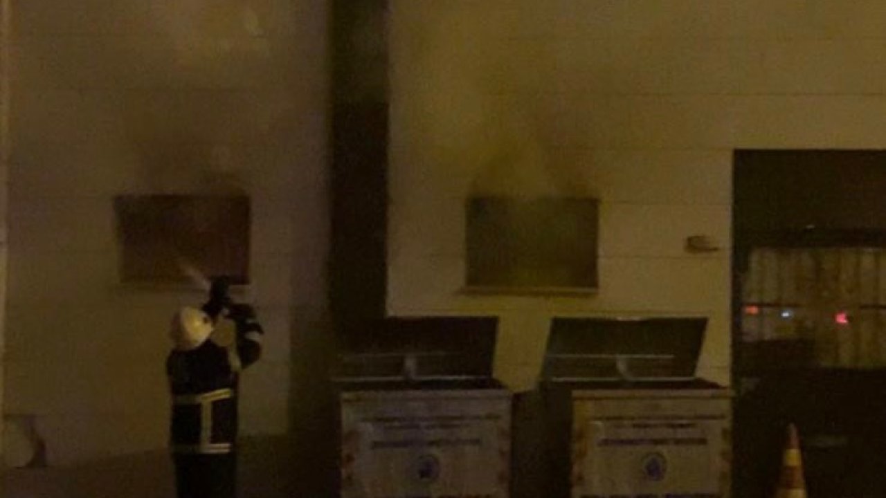 Belen’de okulda yaşanan yangın büyümeden söndürüldü