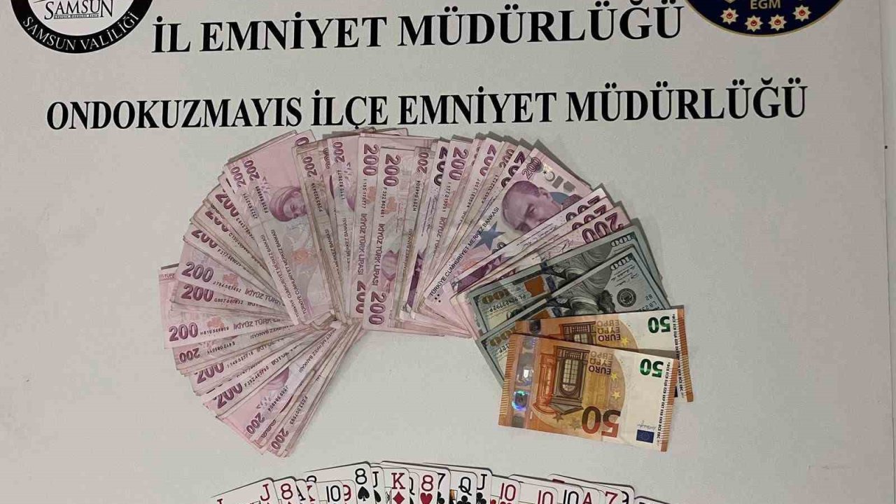 Samsun’da kumar denetimi: 5 kişiye işlem