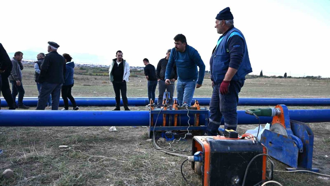 Manisa’da 45 yıllık asbestli içme suyu hattı tarihe karışıyor