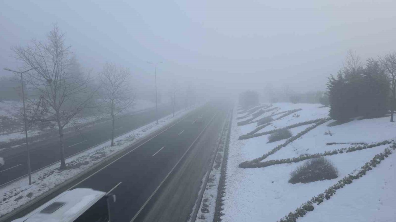 Düzce’de sis ve soğuk hava etkili oluyor