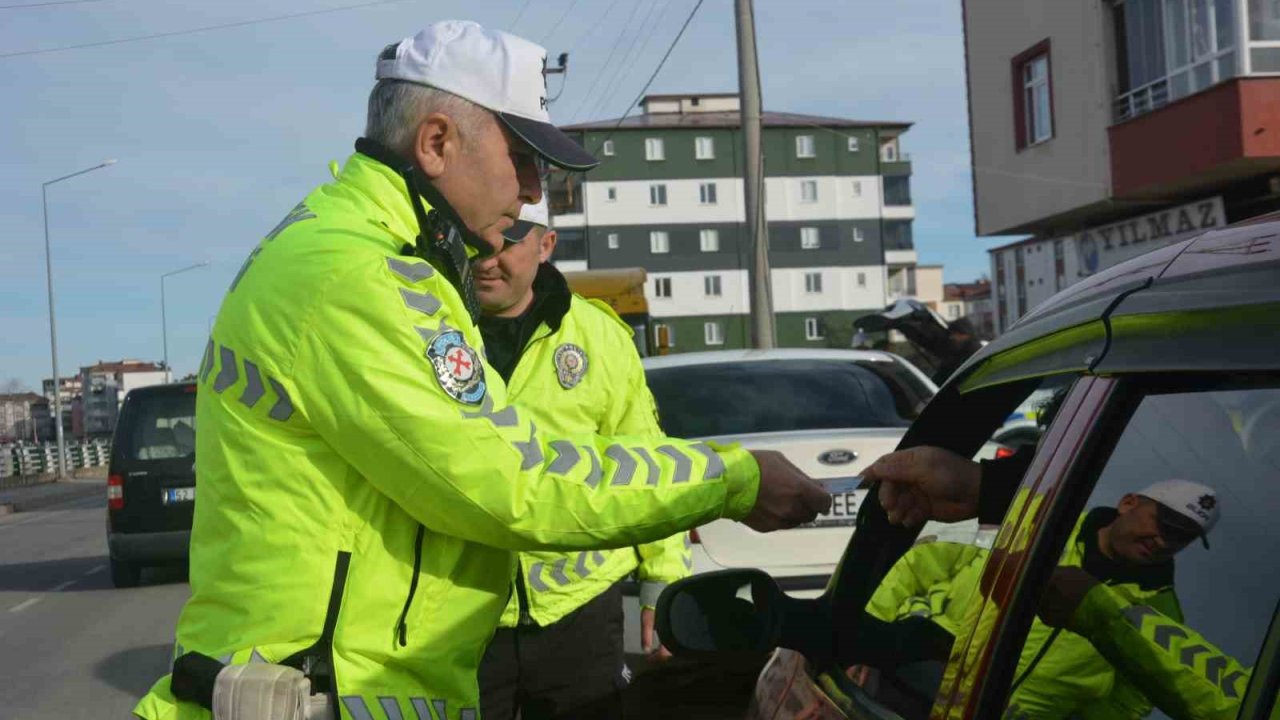 Ordu’da trafik güvenliği için denetimler sürüyor