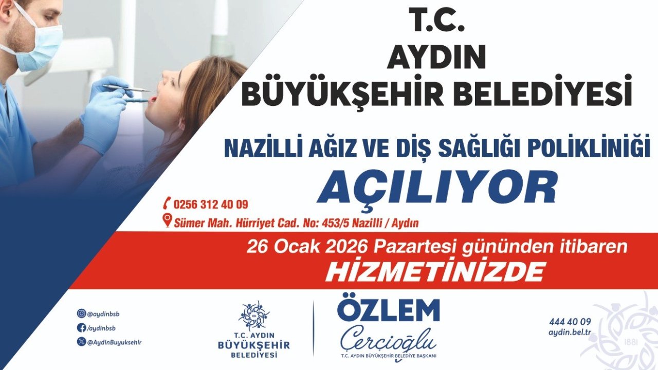Aydın Büyükşehir Belediyesi’nden Nazilli’ye önemli sağlık yatırımı