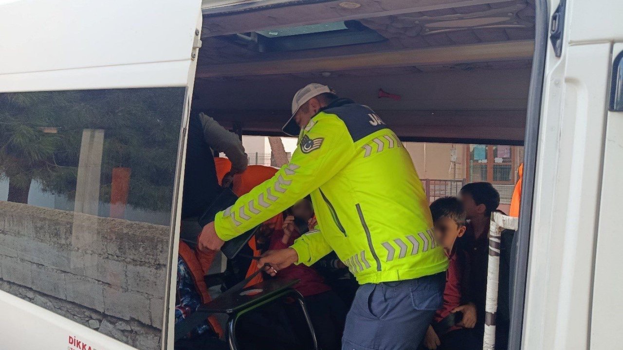 Çanakkale’de okul servislerine denetim