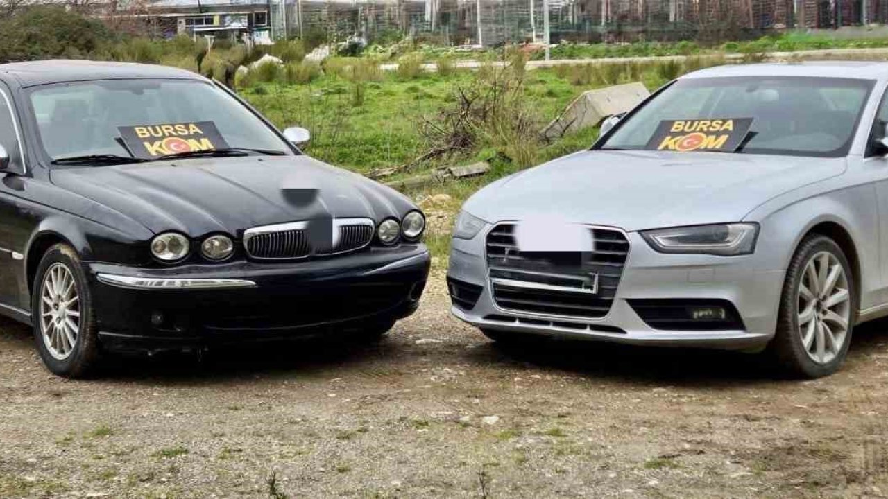 Bursa’da gümrük kaçağı otomobil ticareti yapan şahıslara operasyon