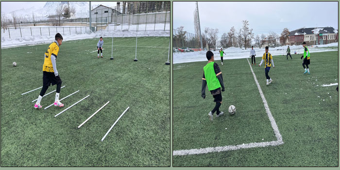 GSB spor okulları Kağızman’da yetenekleri sahaya çıkarıyor