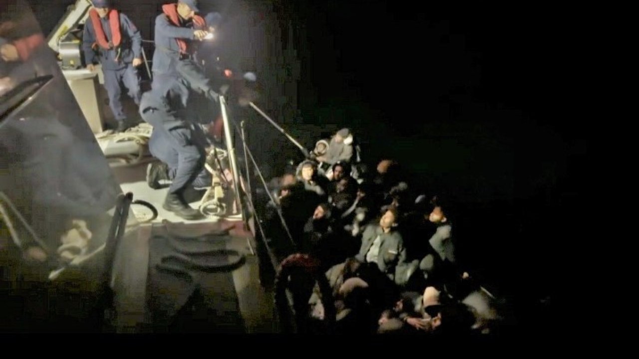 Kaçak geçişe Sahil Güvenlik engeli: 43 yakalama