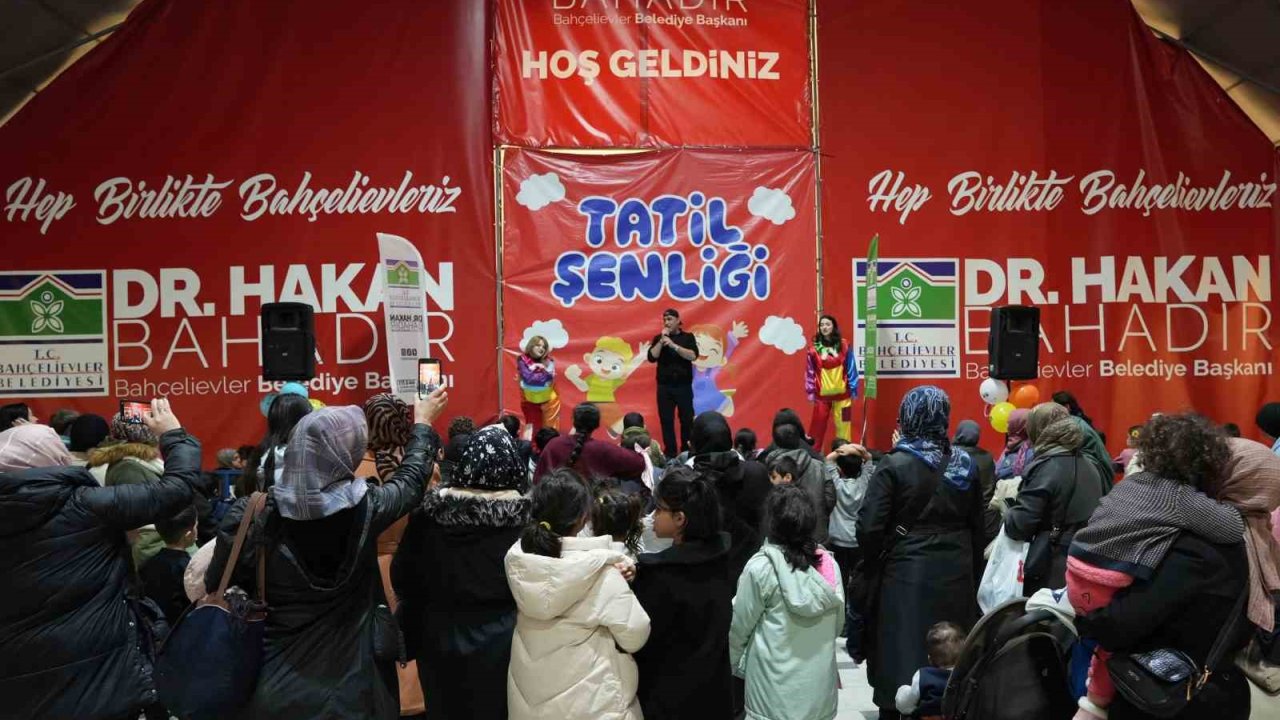 Bahçelievler’de çocuklara sömestr tatil şenliği