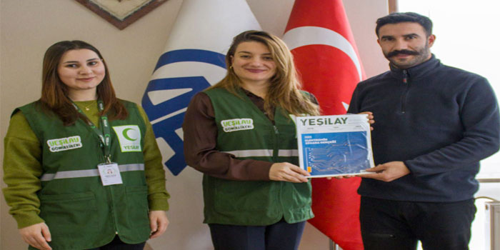 Yeşilay Kars’tan Anadolu ajansı ziyareti