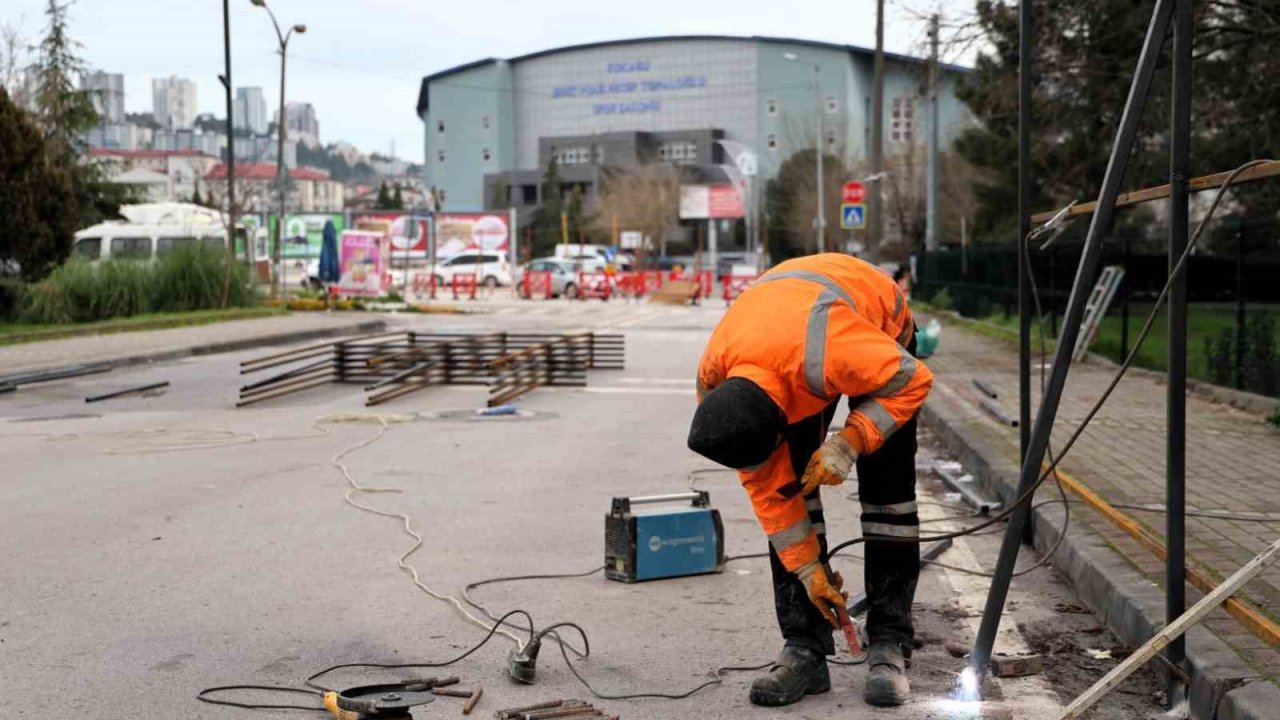 Körfezray Metro Projesi’nin Yahyakaptan istasyonunda çalışmalar başladı