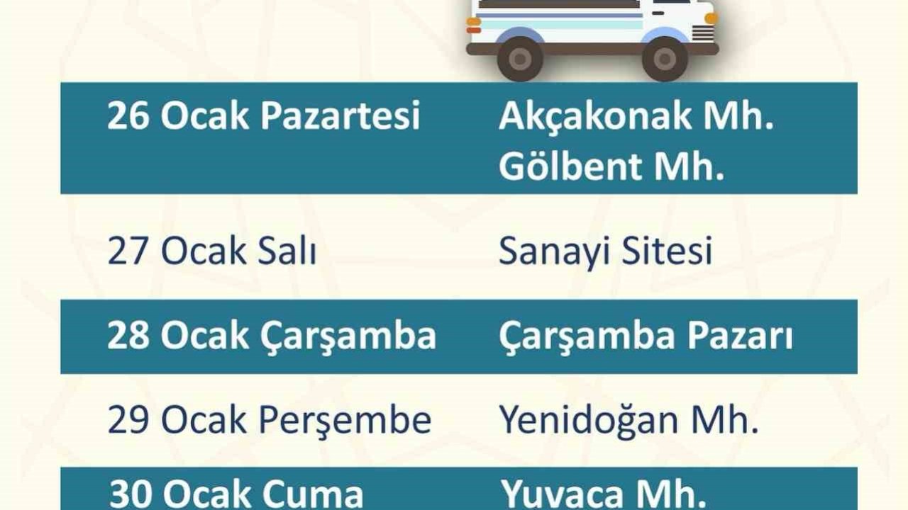 Söke’de mobil tahsilat aracı mahallelere geliyor