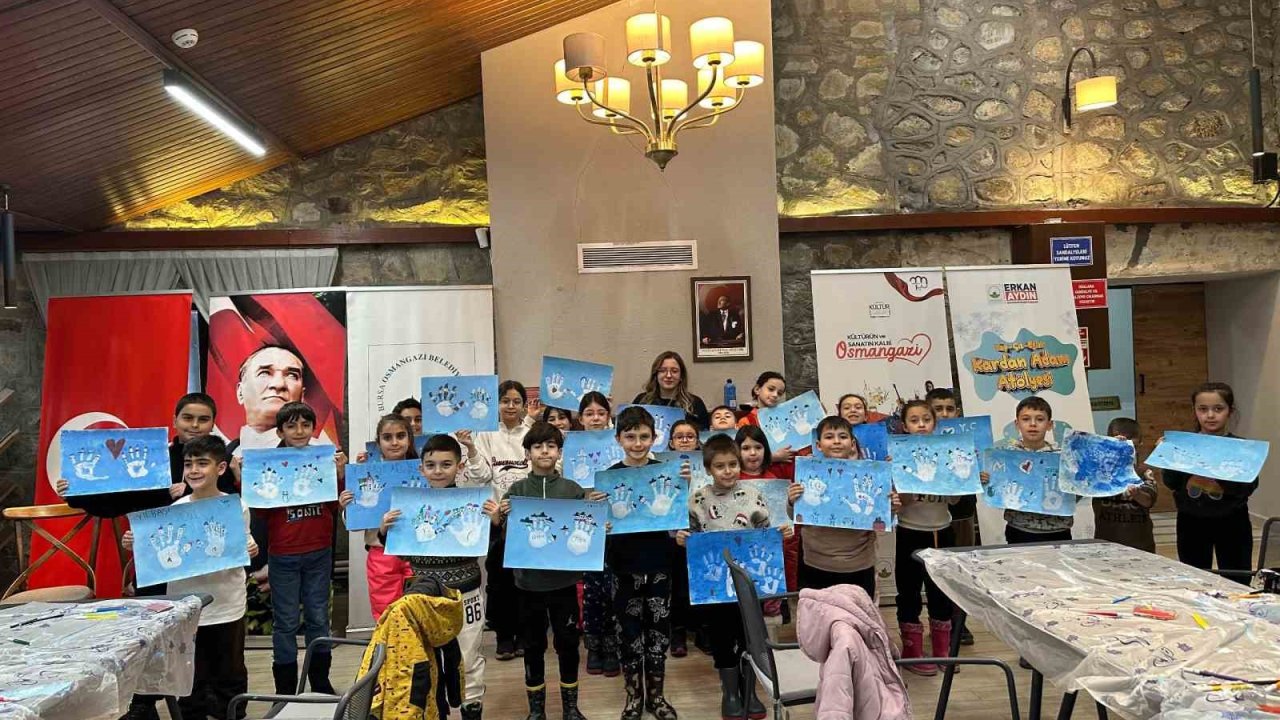 Osmangazi’de çocuklar kış neşesiyle buluştu