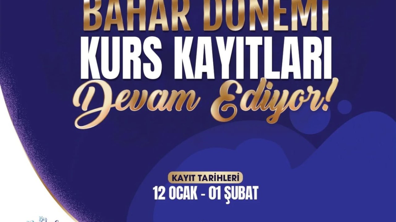 KAYMEK Sanat ve Mesleki Eğitim Bahar Dönemi Kurs kayıtları sürüyor