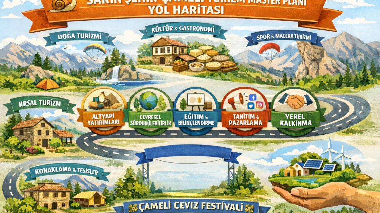 Sakin Şehir Çameli Turizm Master Planı kapsamında yol haritası  yayınlandı