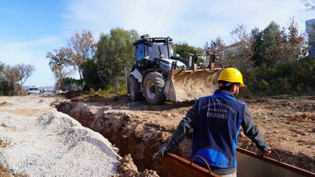 Datça İskele Mahallesi Çomarlık’ta kanalizasyon sorunu sona eriyor
