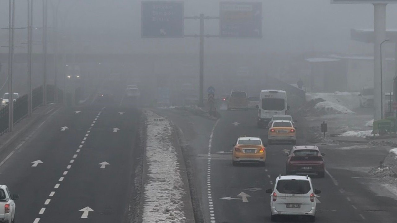 Diyarbakır’da sis etkisini sürdürüyor
