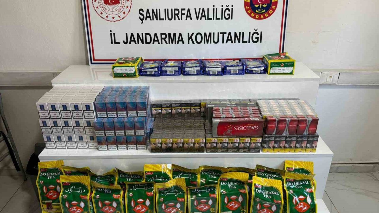 Şanlıurfa’da 6 bin 180 paket gümrük kaçağı sigara ele geçirildi