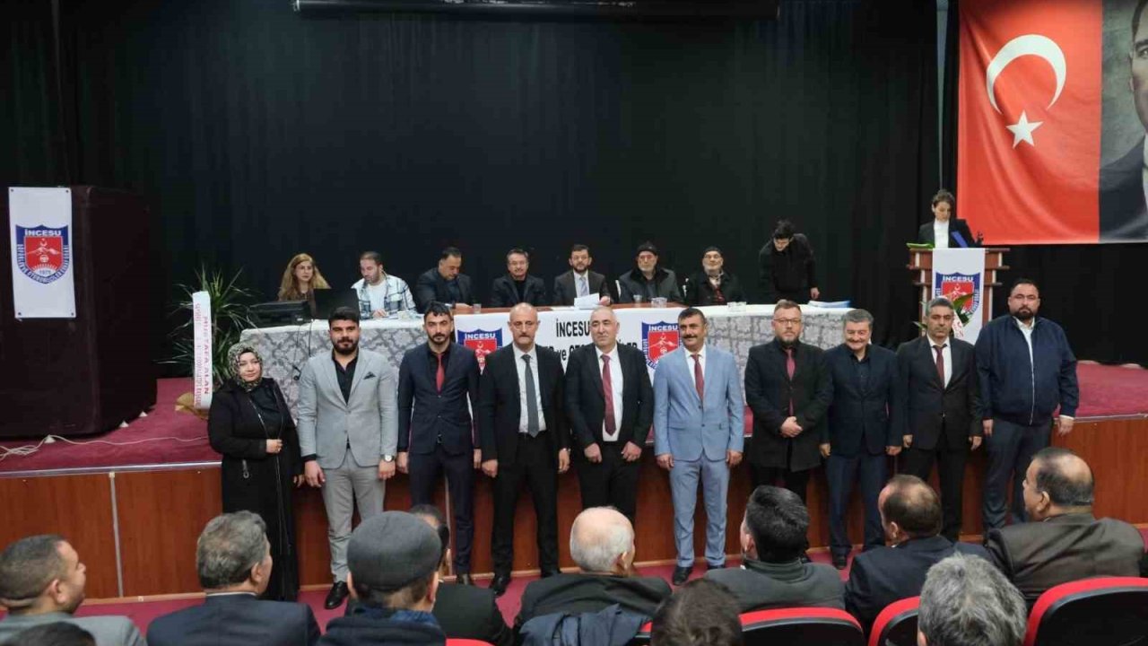 İncesu Şoförler ve Otomobilciler Odası’nda Büyüköz güven tazeledi