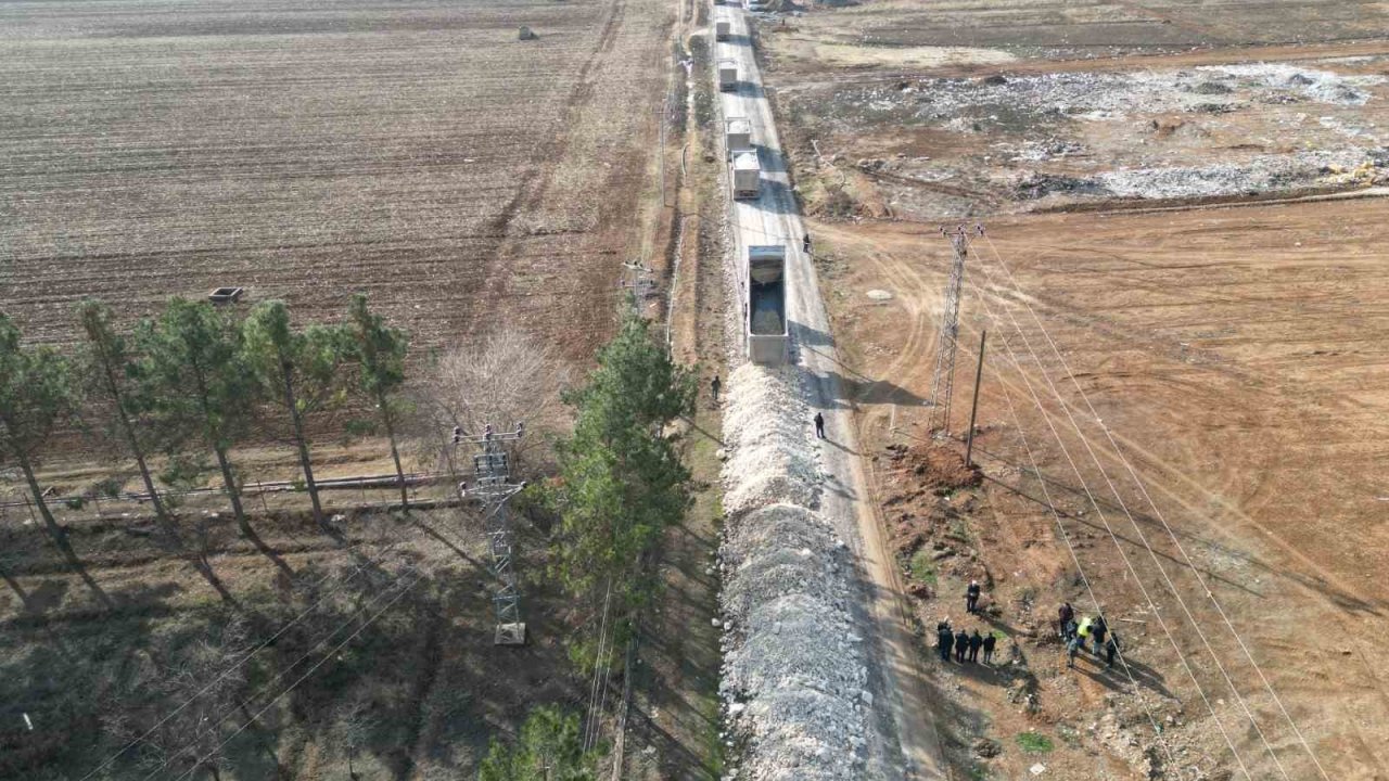 Harran Ovası’nda yol çilesi tarihe karışıyor