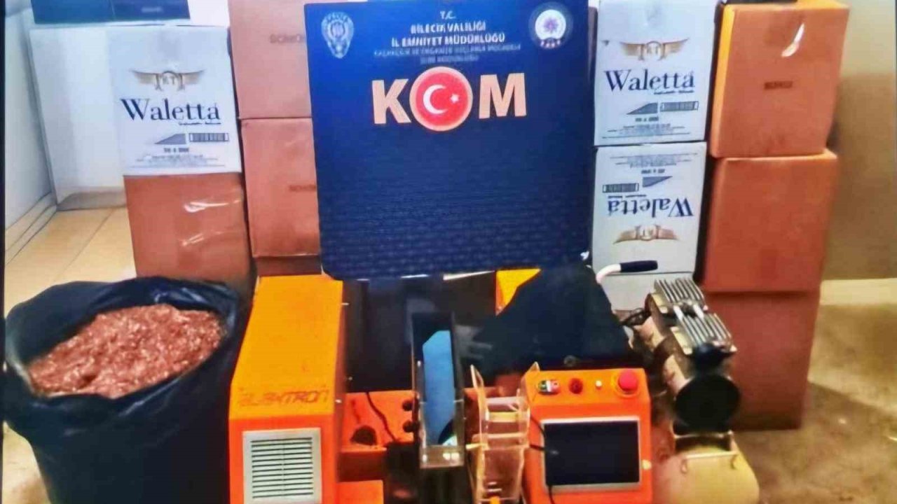 Bilecik’te 127 bin 800 adet makaron ele geçirildi