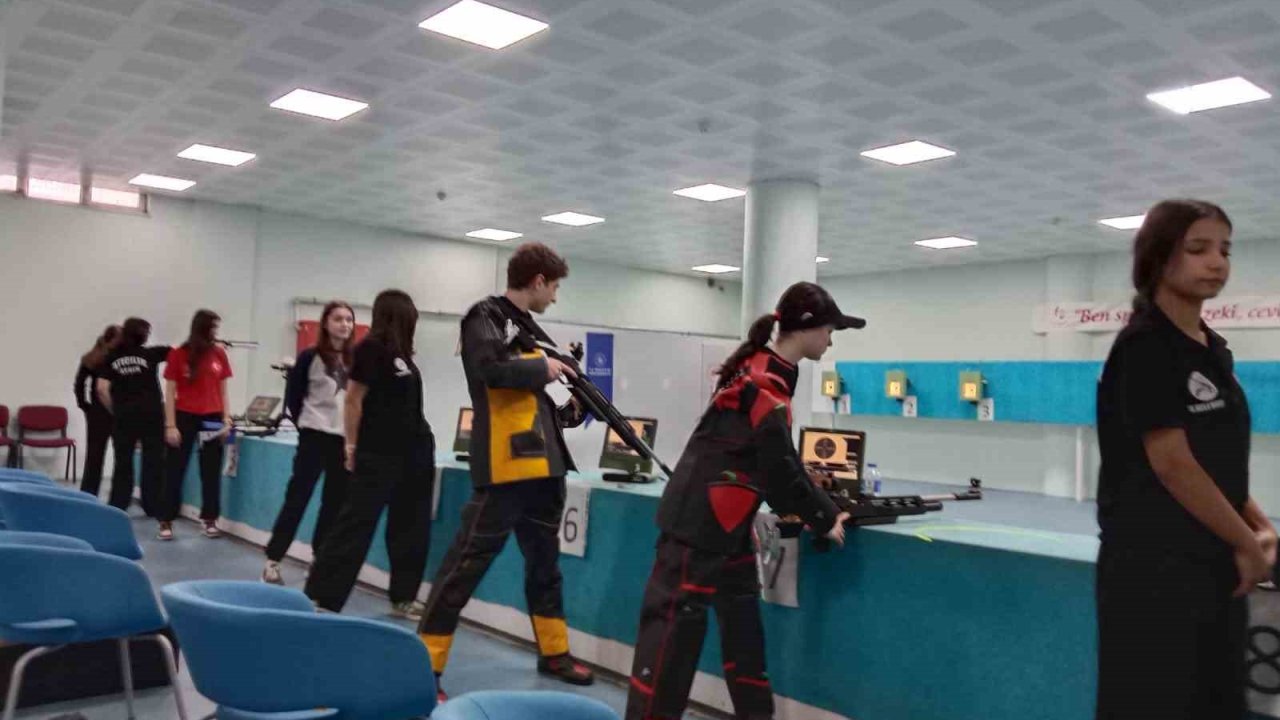 Aydın’da Havalı Silahlar İl Şampiyonası düzenlendi