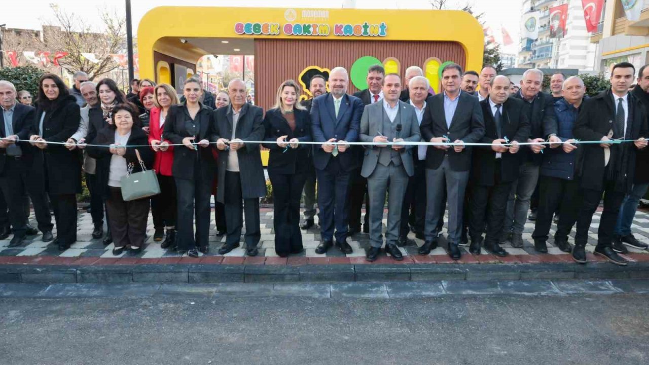 Menemen’de bebek bakım kabinleri törenle hizmete açıldı