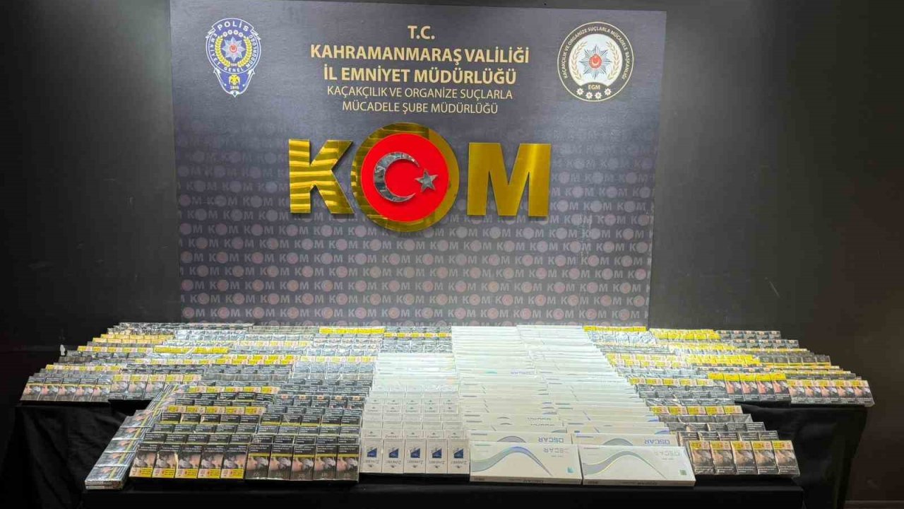 Kahramanmaraş’ta kaçakçılık operasyonları: 10 şahsa işlem yapıldı