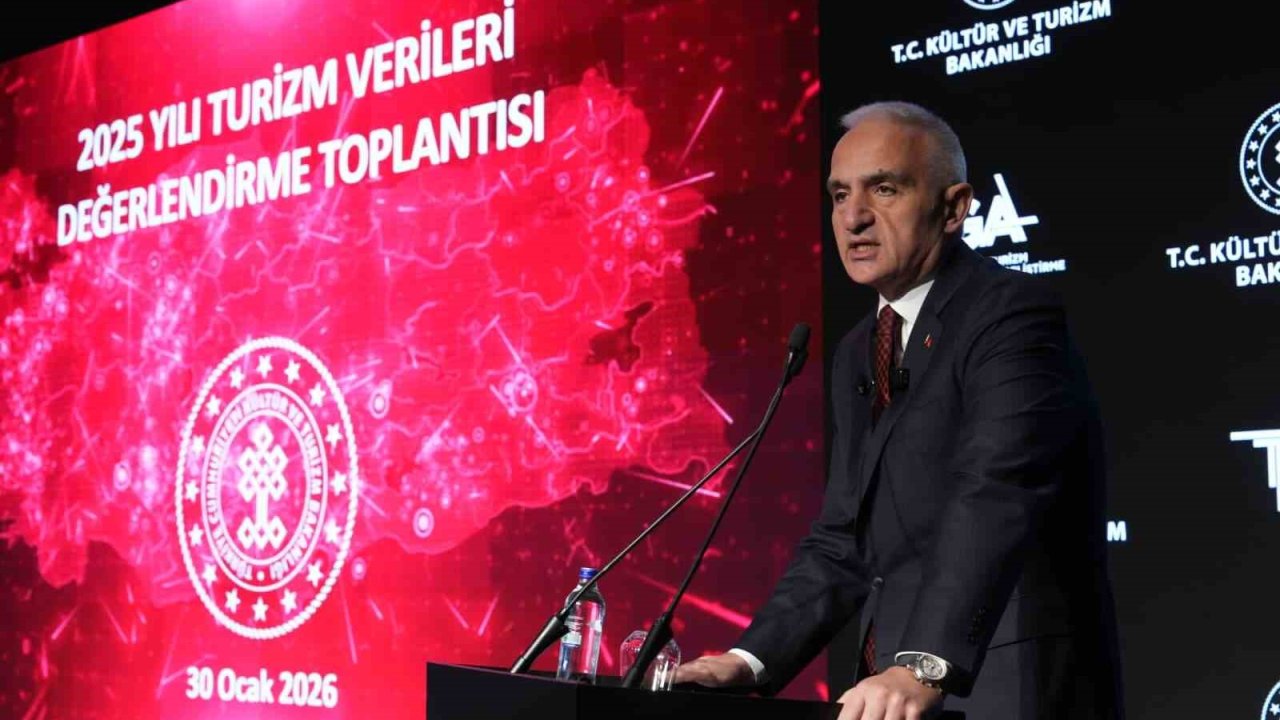 Bakan Ersoy: ‘‘2025 turizm geliri 65,2 milyar dolar’’