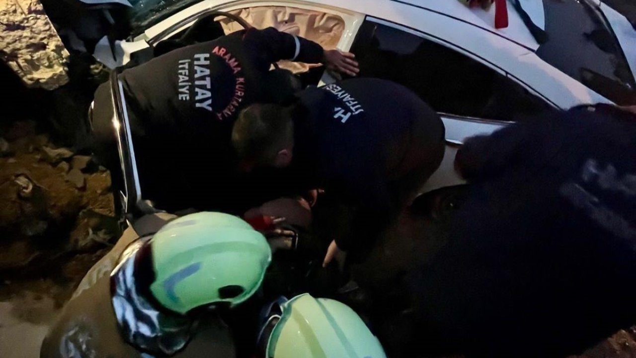 Defne’de trafik kazası: 2 yaralı