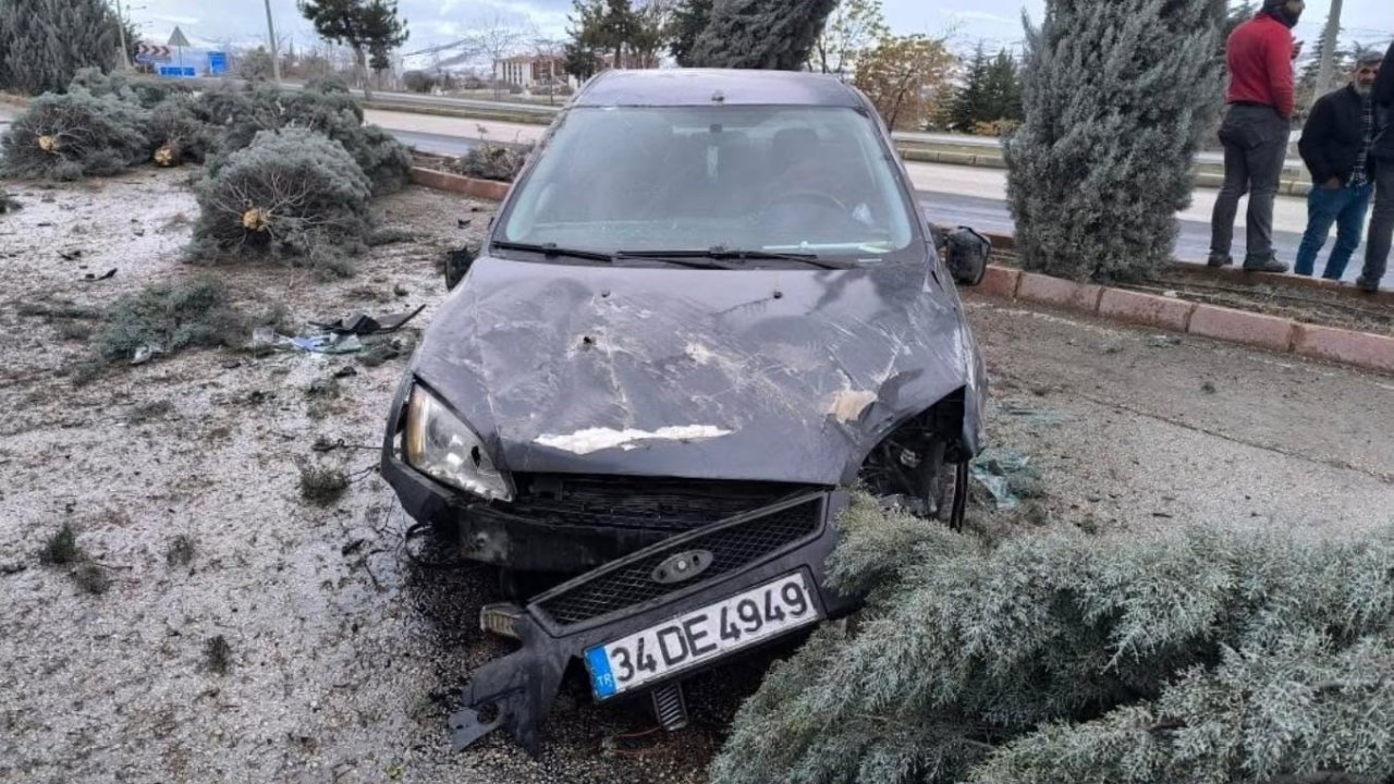 Elazığ’da trafik kazası: 1 yaralı