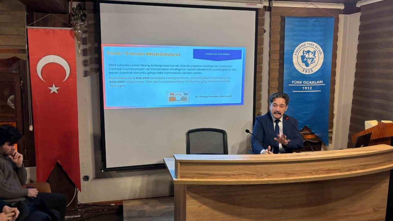 Eskişehir Türk Ocağı’nda ‘Nüfus Mübadelesi’ anlatıldı