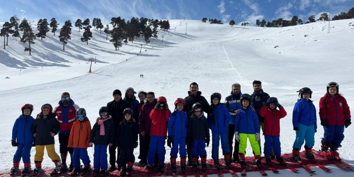 Susuzlu öğrenciler Sarıkamış’ta kayakla buluştu